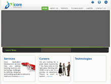 Tablet Screenshot of icoreinfotech.com